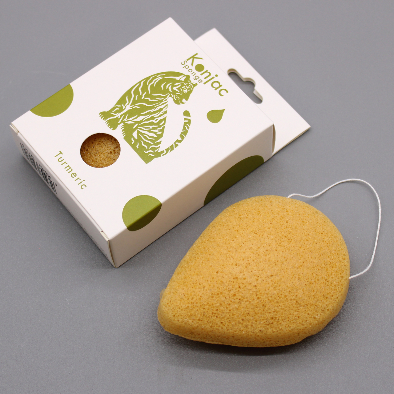 Burete japonez Konjac pentru curatarea fetei - Turmeric - Antirid [2]
