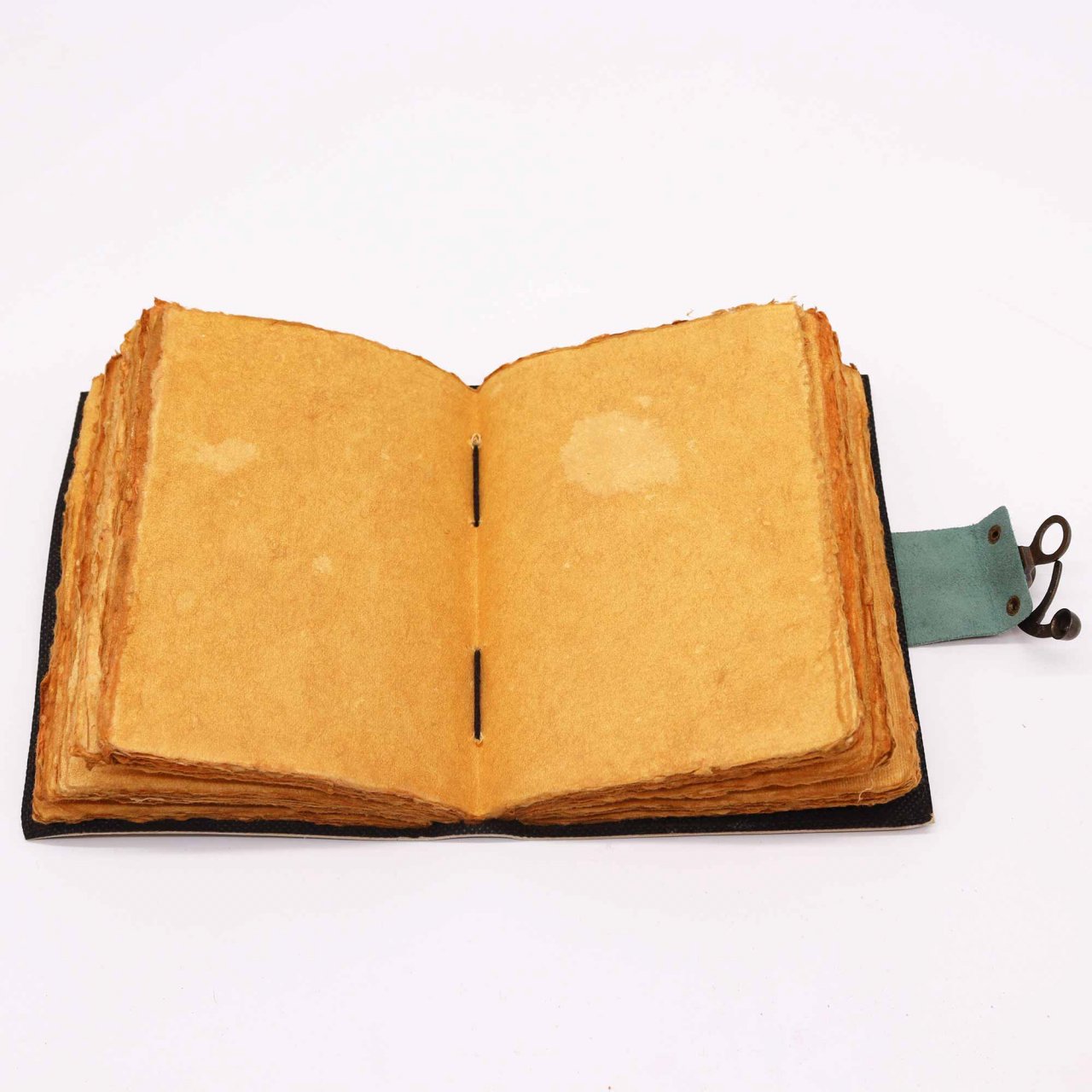 Agenda / Jurnal din piele Buddha - 7 chakre - cu margini zimtate [2]