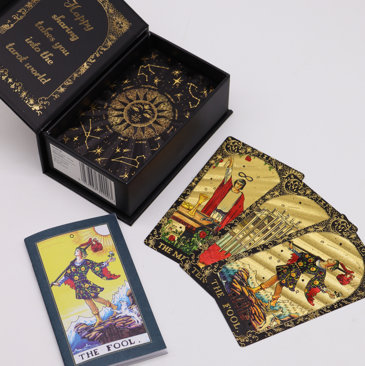 Carti de tarot cu folie aurie si ghid - Magic [2]