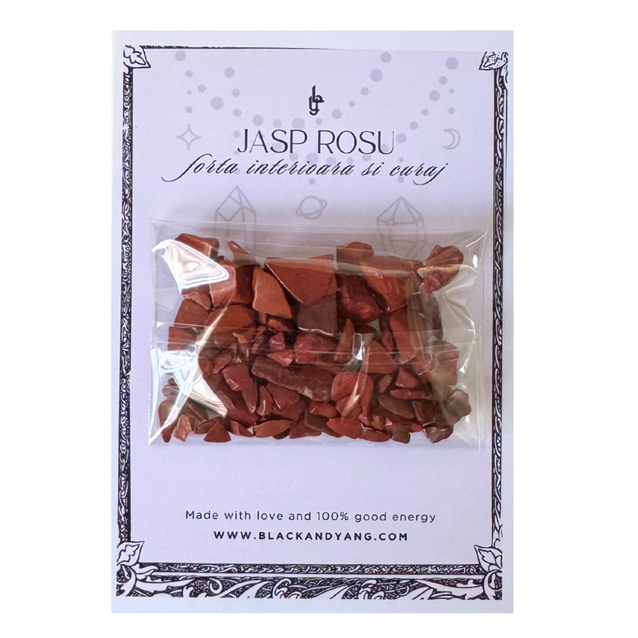 Jasp rosu pietre chips - curaj si forta [1]