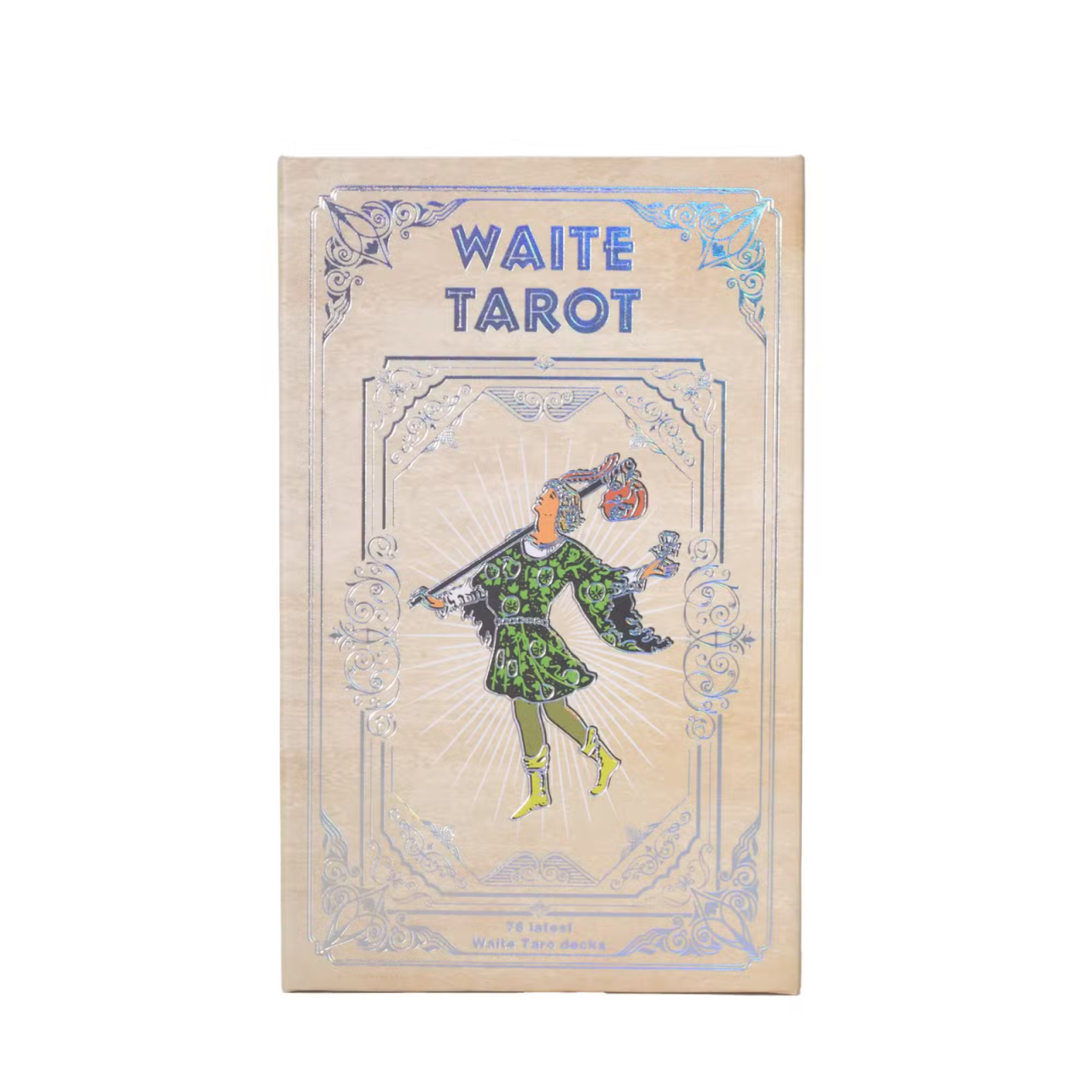 Carti de tarot cu folie argintie si ghid - Waite [3]