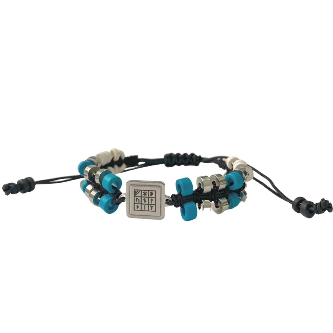 Bratara barbati din otel inoxidabil Simbol Rune Blue [1]