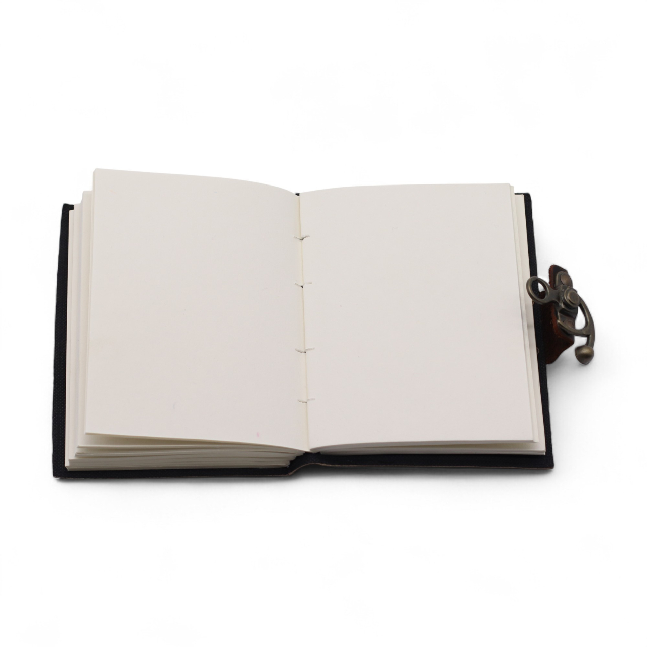 Agenda / Jurnal din piele naturala cu inchidere metalica - Stop Doomscrolling [4]