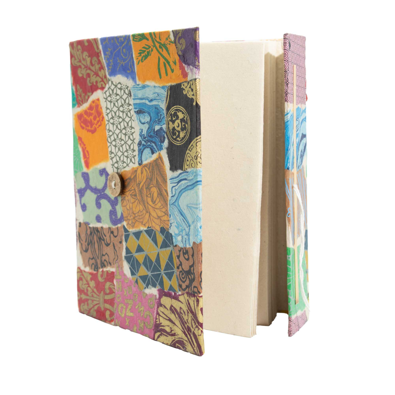 Agenda artizanala colorata din hartie Lotka - Patch [2]