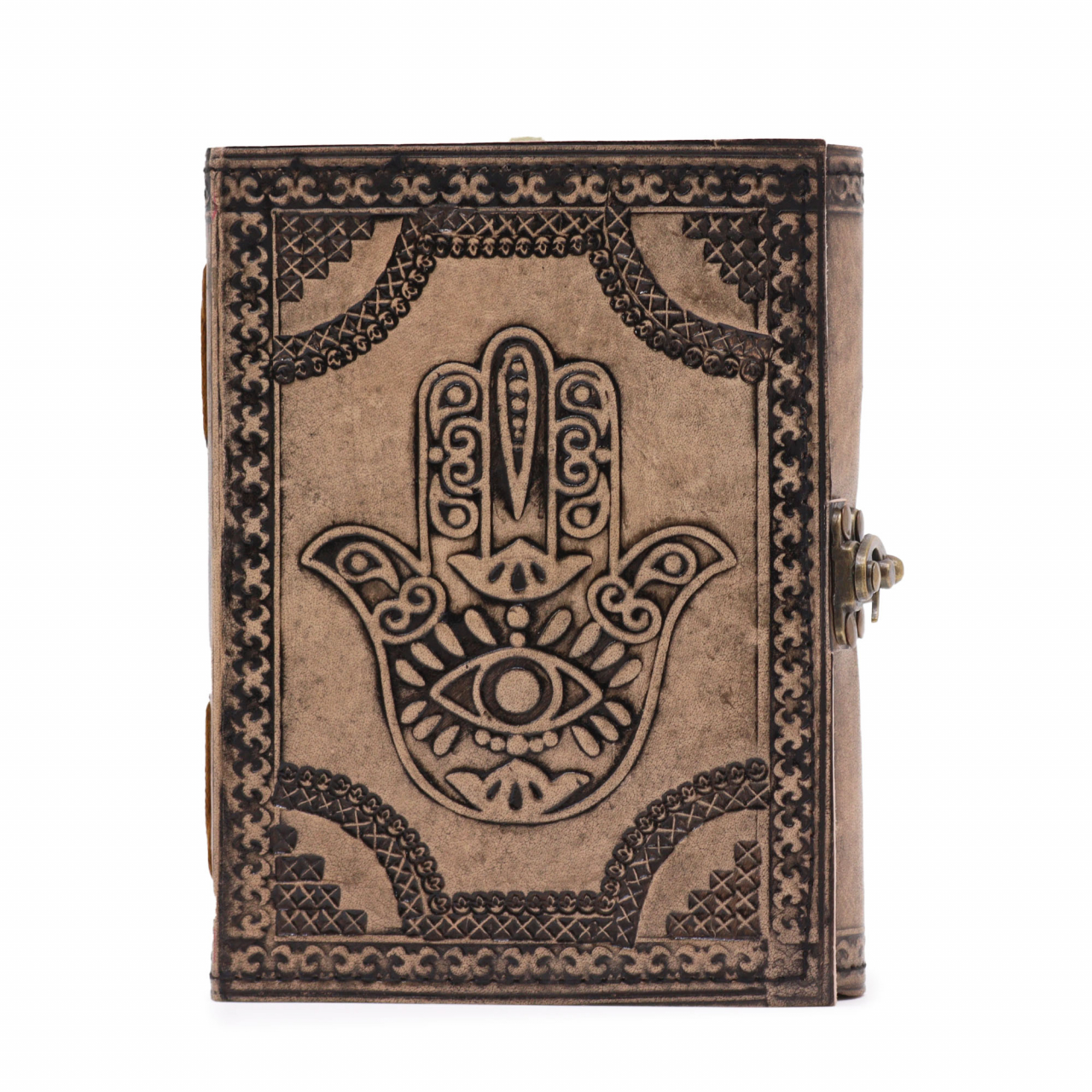 Agenda din piele - palma Hamsa [1]