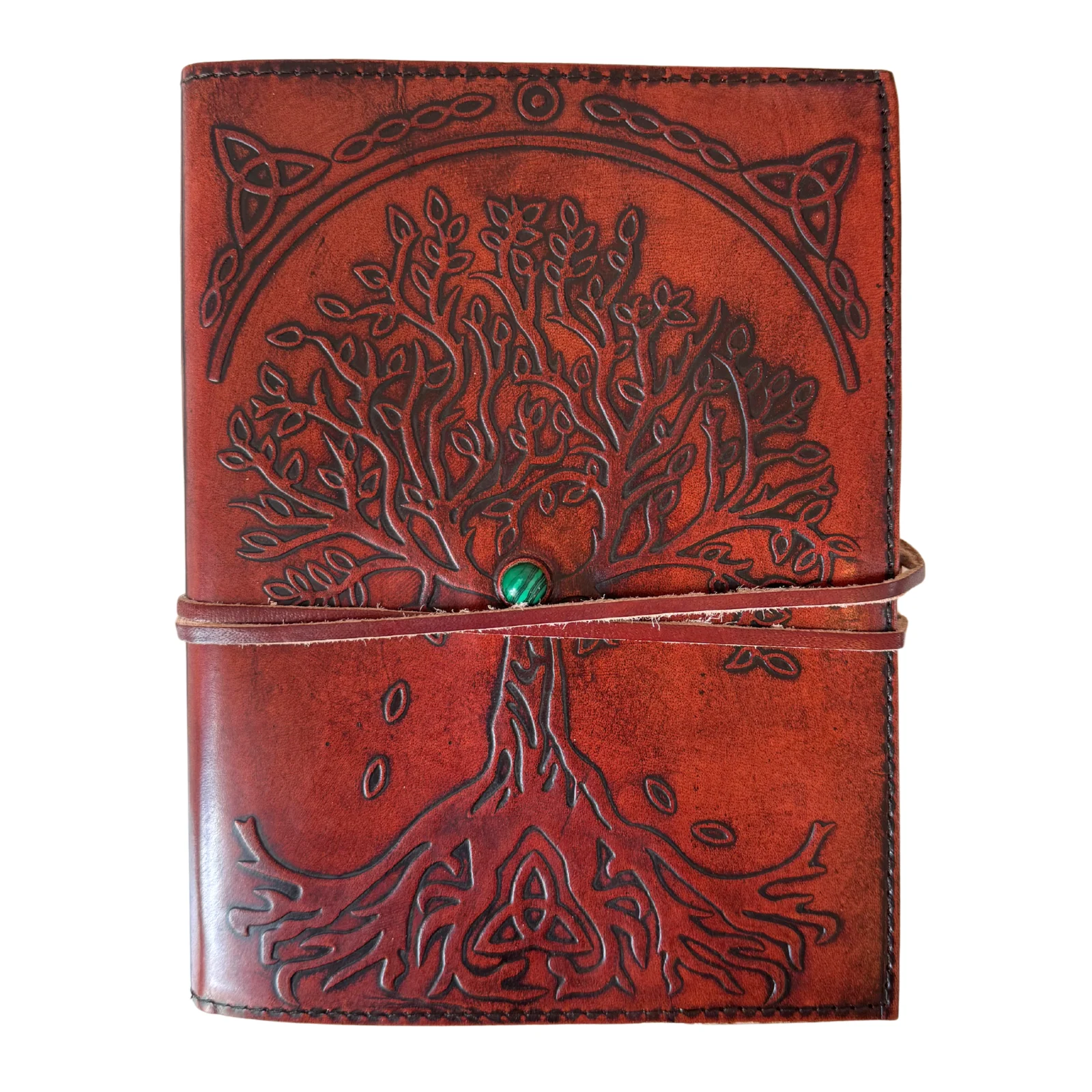 Agenda / Jurnal din piele cu copacul vietii si snur - medie [2]