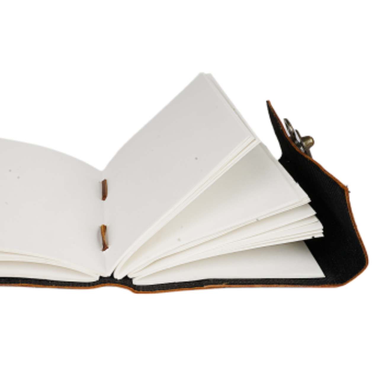 Agenda / Jurnal din piele naturala cu inchidere metalica - Patch [5]