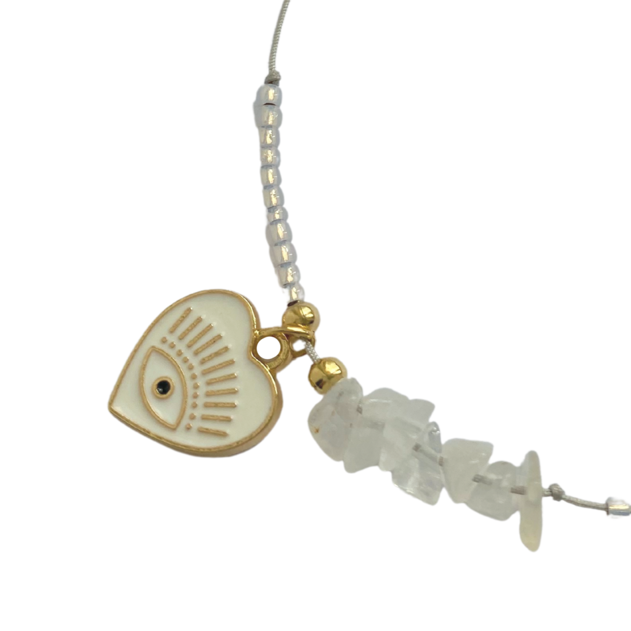Bratara Cuart transparent Evil Eye - eliberare de stres si determinare [5]