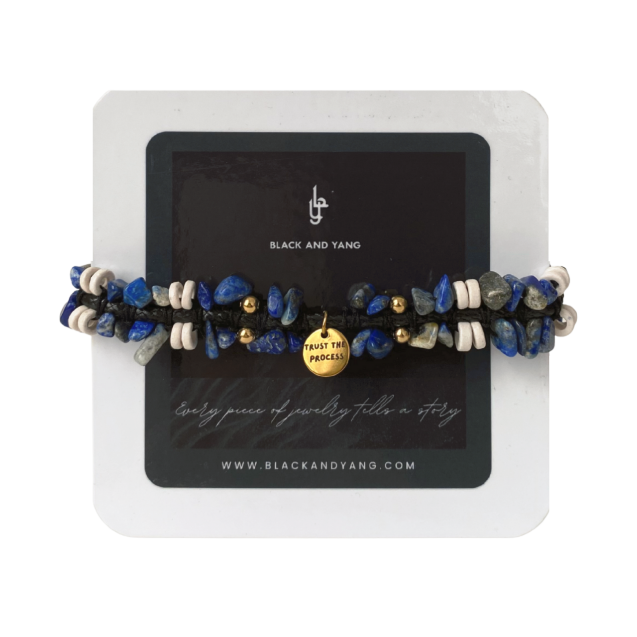 Bratara Lapis Lazuli - Trust the process [1]