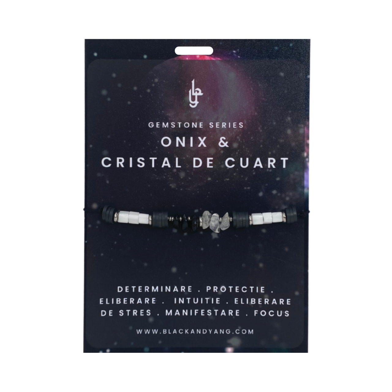 Bratara Onix si Cuart transparent - Protectie si determinare [1]