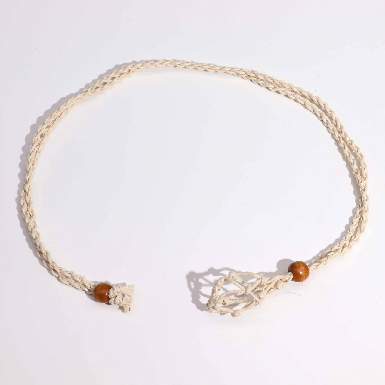 Colier plasa stil macrame pentru pietre semipretioase [5]