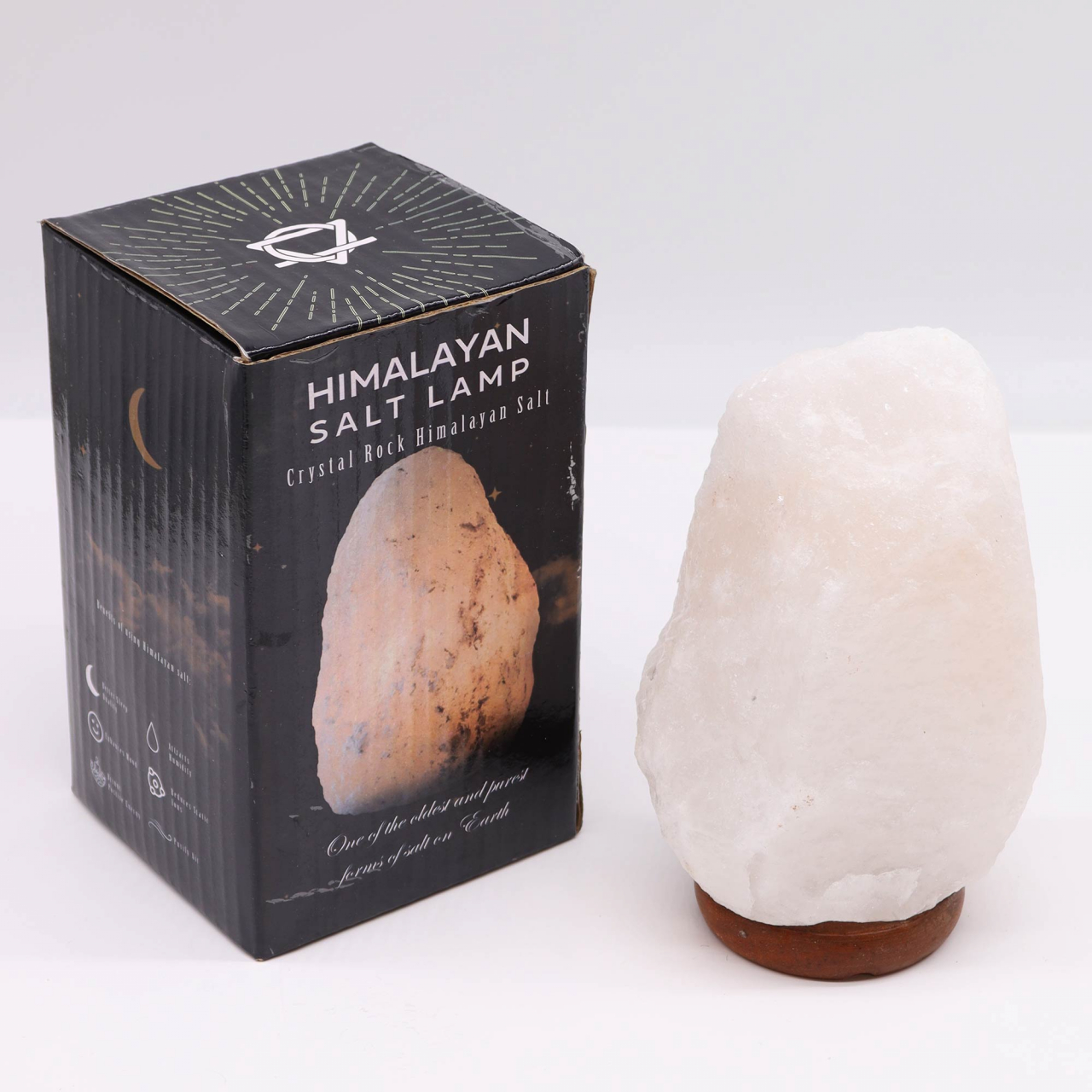 Lampa alba din sare de Himalaya - 2 - 3 kg [4]