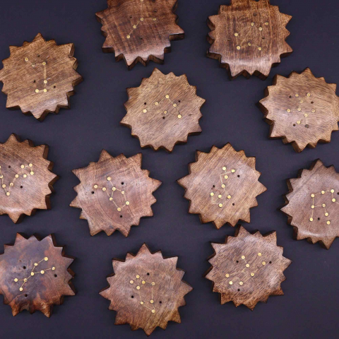 Suport soare betisoare parfumate cu constelatii - Zodia Leu [2]