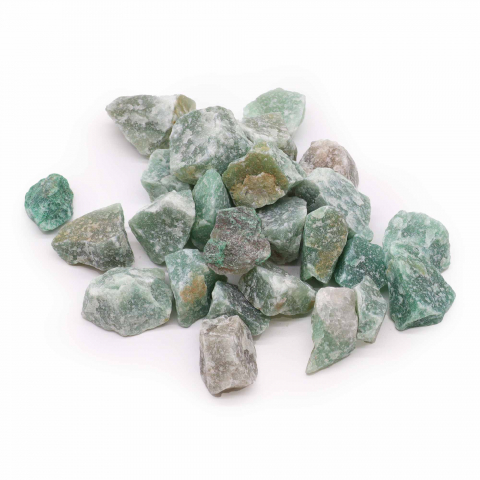 Pietre semipretioase si cristale naturale - Jad verde cristal brut 3 - 5 cm - Prosperitate si evolutie