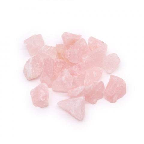 Pietre semipretioase si cristale naturale - Cuart roz cristal brut 3 - 5 cm - iubire si acceptare de sine