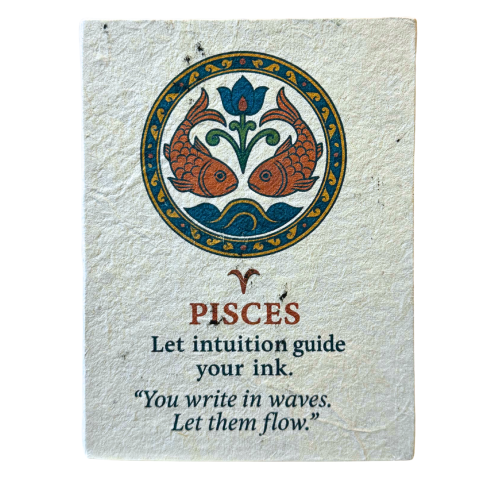 Produse noi - Agenda Zodiac realizata din hartie Lotka, in stil tibetan - Pesti