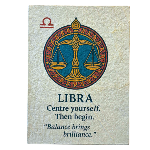Agenda Zodiac realizata din hartie Lotka in stil tibetan [5]