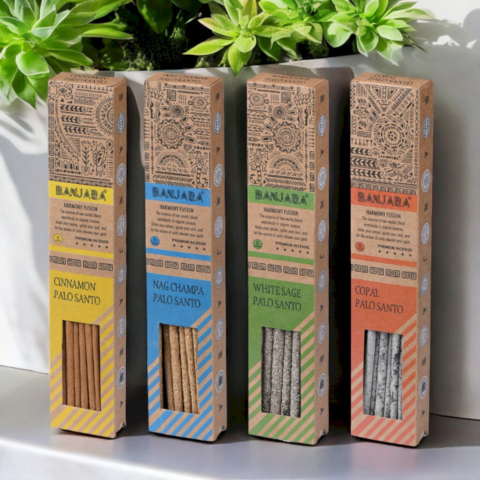 Aromaterapie si fumigatie - Betisoare parfumate din rasina Banjara - Infuzie de armonie - Copal