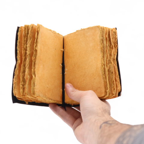 Agenda / Jurnal din piele naturala cu pagini tip pergament - Stories [3]