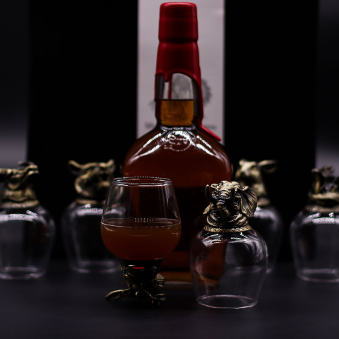 Set 6 pahare mari creaturi mistice bronz antichizat - Mistic [1]