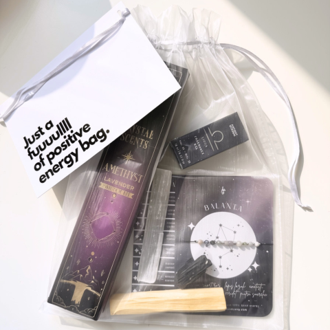 Cele mai populare - Set cadou personalizat pentru zodia ta - Positive energy bag