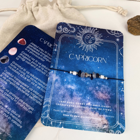 Bratara cu 6 cristale pentru Zodia Capricorn  [1]