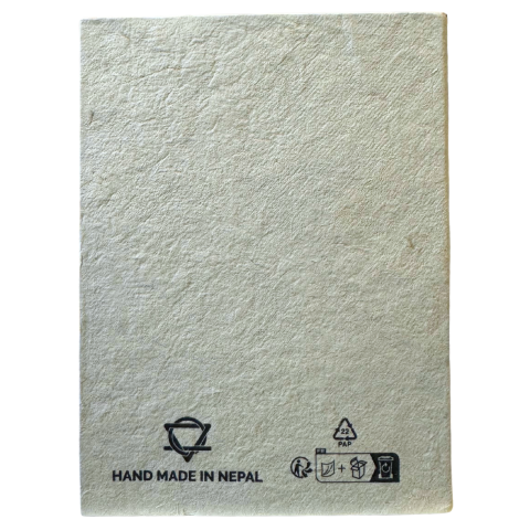 Agenda Zodiac realizata din hartie Lotka, in stil tibetan - Varsator [2]