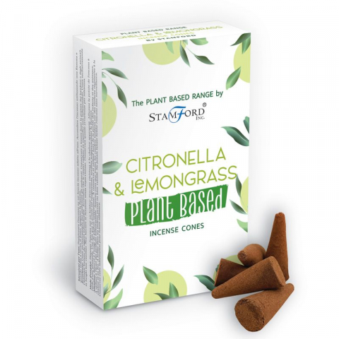 Aromaterapie si fumigatie - Conuri parfumate pe baza de plante - Citronella si iarba de lamaie