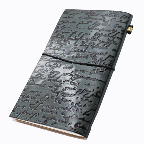 Agende din piele naturala cu mesaj - Good ideas and dreams [1]