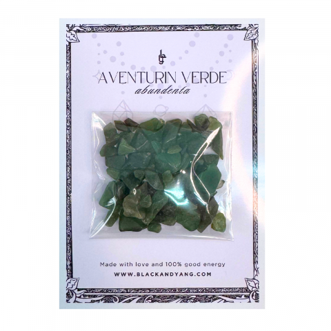 Pietre semipretioase si cristale naturale - Aventurin verde chips - abundenta