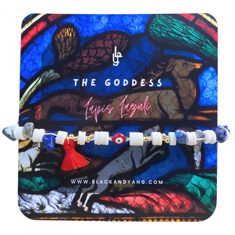 Bratari - Bratara Evil Eye cu Lapis Lazuli  - The Goddess