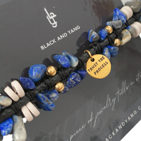 Bratara Lapis Lazuli - Trust the process [1]