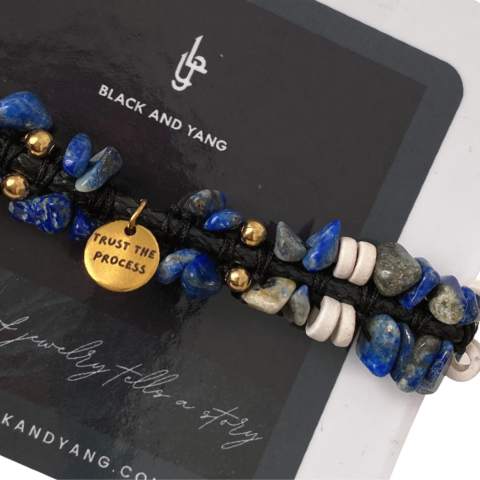 Bratara Lapis Lazuli - Trust the process [2]