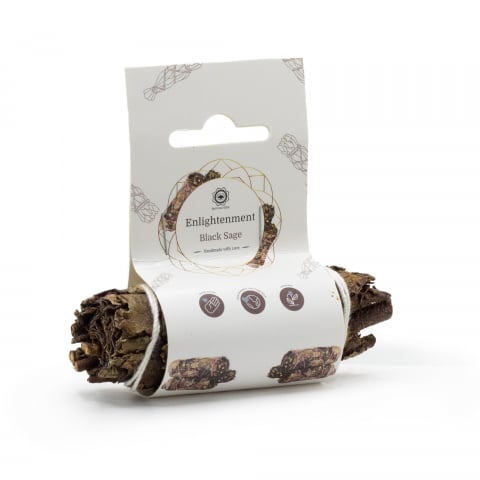 Aromaterapie si fumigatie - Buchet salvie neagra - 10 cm