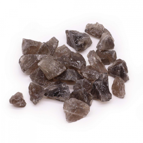 Pietre semipretioase si cristale naturale - Cristal de cuart fumuriu brut 3 - 5 cm - eliberare de frica