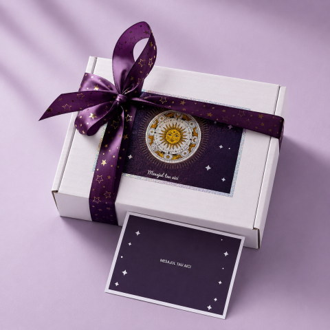 Zodii - GRATUIT LA ORICE COMANDA PESTE 99 RON - Cutie personalizata cadou Black and Yang