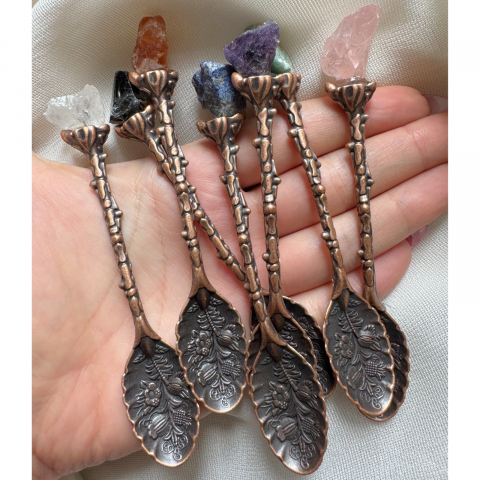Lingurita cu cristale - bronz [4]