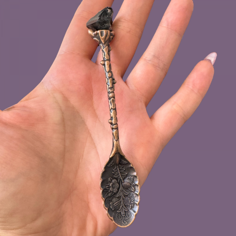 Lingurita cu cristale - bronz [2]