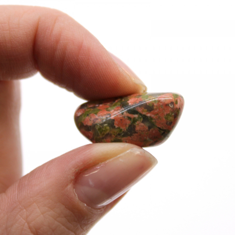 Unakite piatra rulata 1 - 3 cm - vindecare si crestere personala [1]