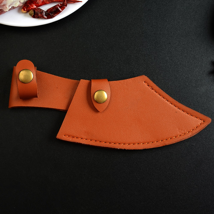 Нож Salmon, Лов и бушкрафт,  изковано покритие, стомана 4Cr13, дръжка от розово дърво, 27 см [11]