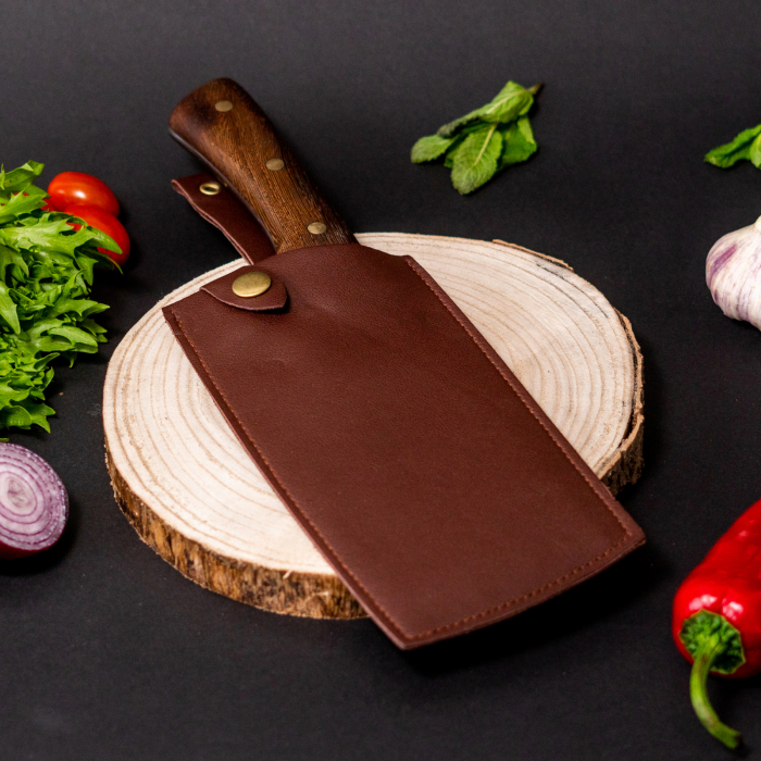 Сатър Hawk, кухня и къмпинг, На открито и Кухня, Ковано изковано, Стомана 5Cr15, Дръжка от дърво Венге, 30 см [7]