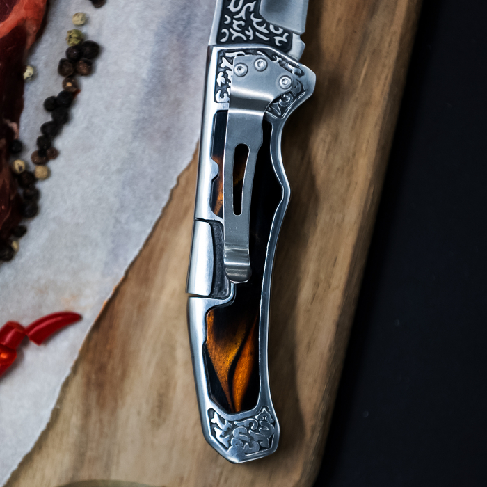 Джобен нож Husk II, къмпинг и туризъм, Неръждаема стомана 7Cr13, 21 см [6]