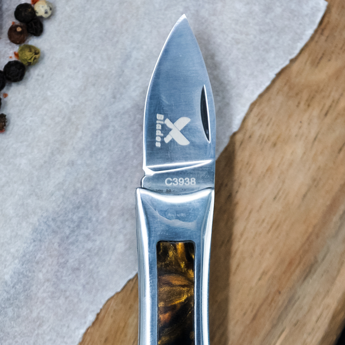 Мини нож ключодържател Clipper, кухня и къмпинг, неръждаема стомана 440C, 9,5 см [6]