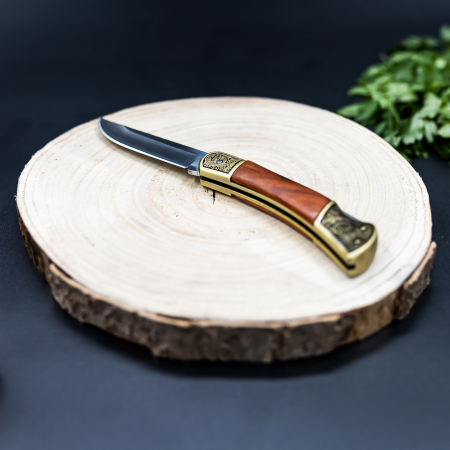 Джобен нож Turuk, къмпинг и туризъм, Неръждаема стомана 420, 18.5 см [2]