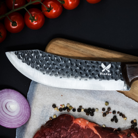 Нож Praetorian I, кухня и къмпинг, изковано покритие, стомана 5Cr15, дръжка от дърво Венге, 29 см [2]