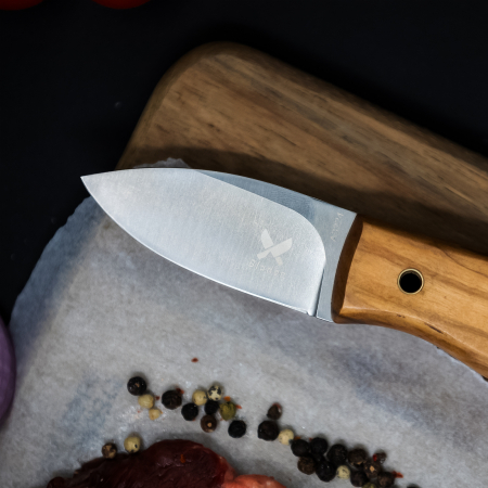 Нож Turtoise I, Лов и бушкрафт, Неръждаема стомана 440B, Дървена дръжка, 22,5 см [2]
