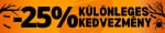 -25% EXTRA  KEDVEZMÉNY