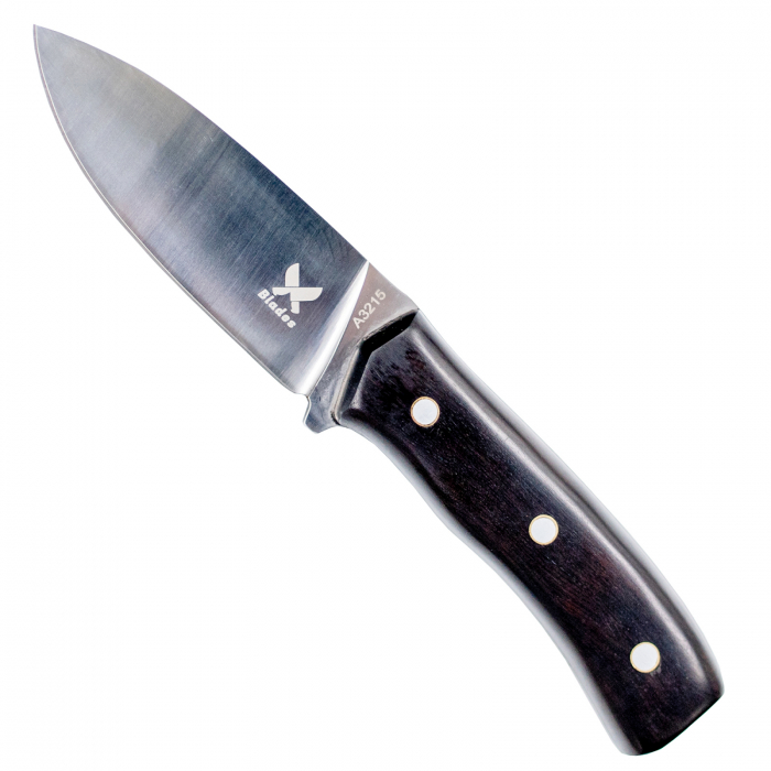 Bear kés, vadászat és bozótmesterség, rozsdamentes acél 440B, ébenfa nyél, 22 cm [1]