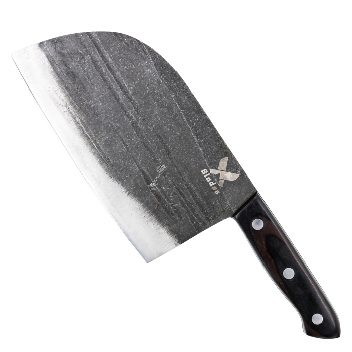 Grunt bárd, konyha és kemping, Wave Finish, 3Cr13 acél, Pakka Fa nyél, 32,5 cm [1]