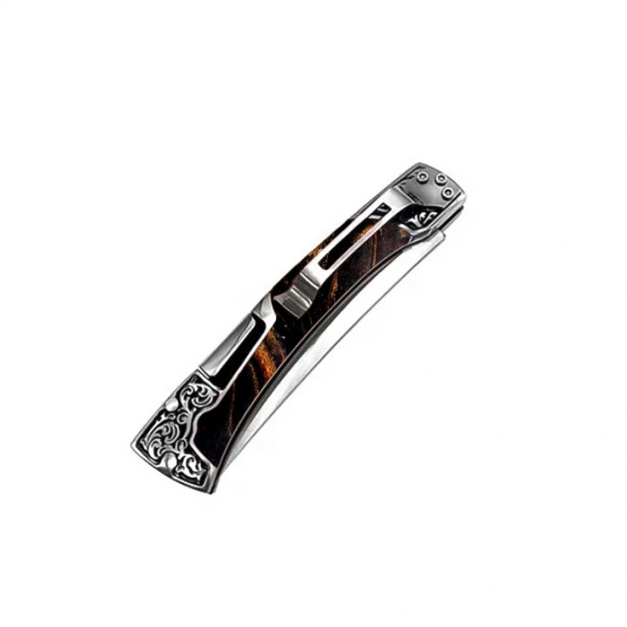 Hassan II zsebkés, kempingezés és túrázás, Rozsdamentes acél 440B, 24 cm [2]